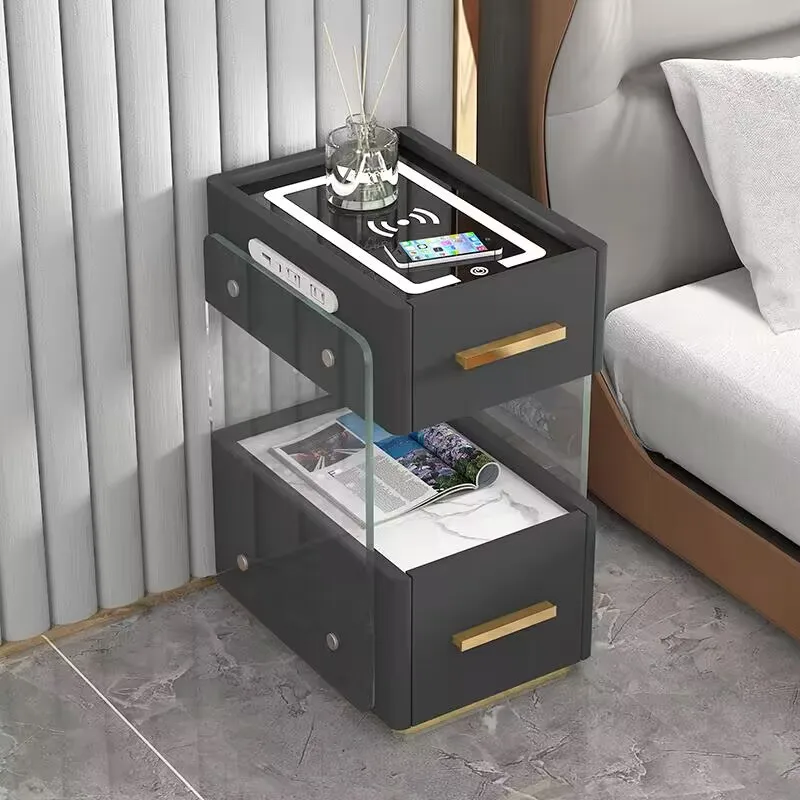 Smart Nordic Bedside Table Coffee Modern Space Saving Bedside Table Cool Modern Desk Replica Mesitas De Noche Patio Furniture