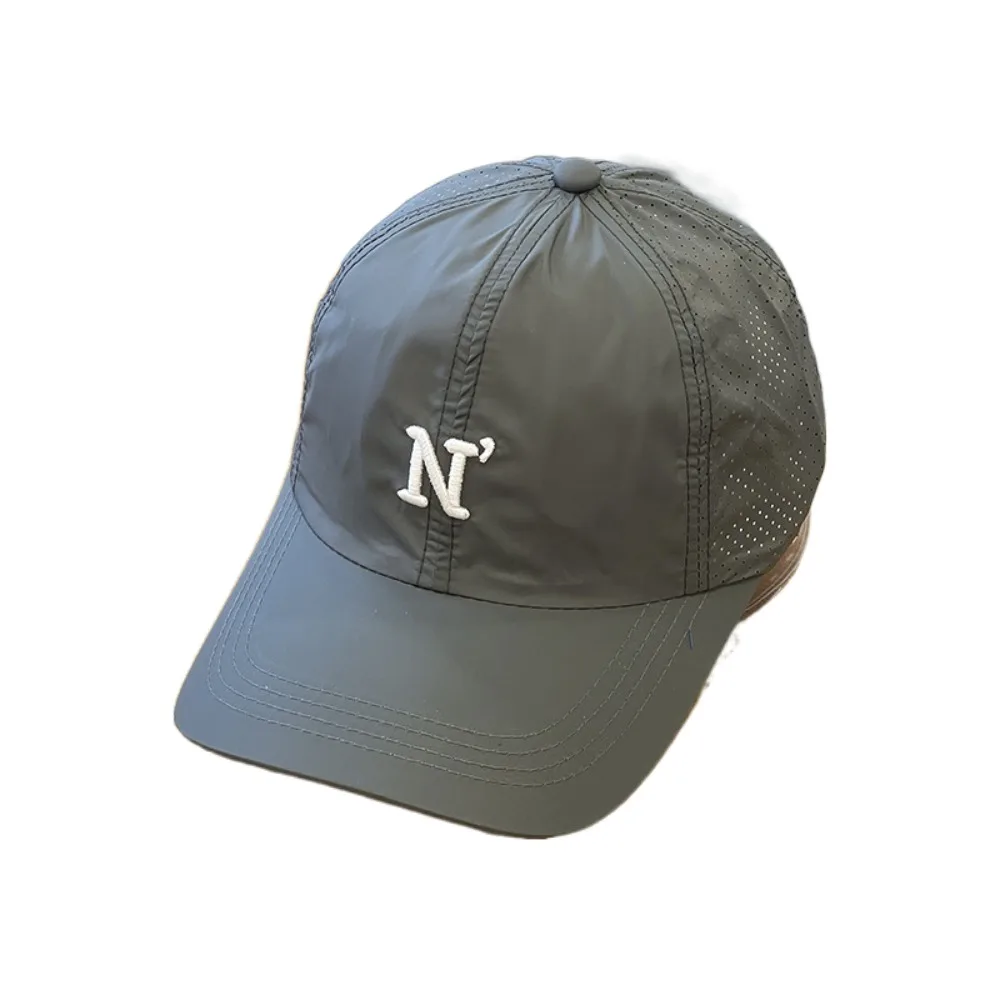 

Letter N Embroidery Quick Dry Baseball Cap Candy Color Sun Protection Breathable Mesh Sunhat Peaked Cap Golf Hat Trucker Hat