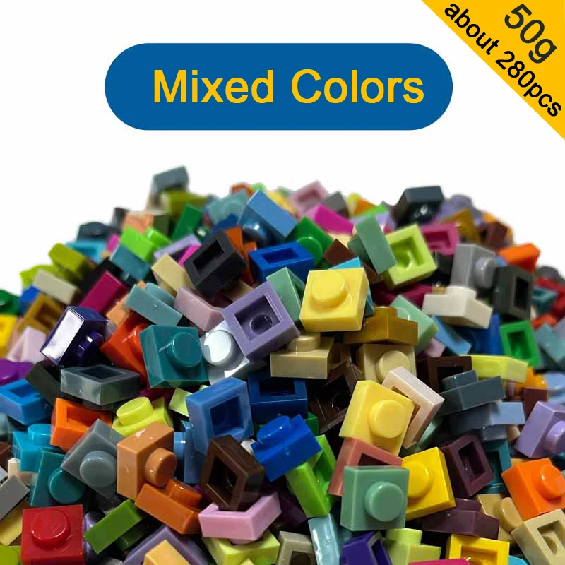 3024 Plate 1x1 Pixel Painting Building Block Toy Mosaic Drawing for Artist Professional Player 50g about 280pcs