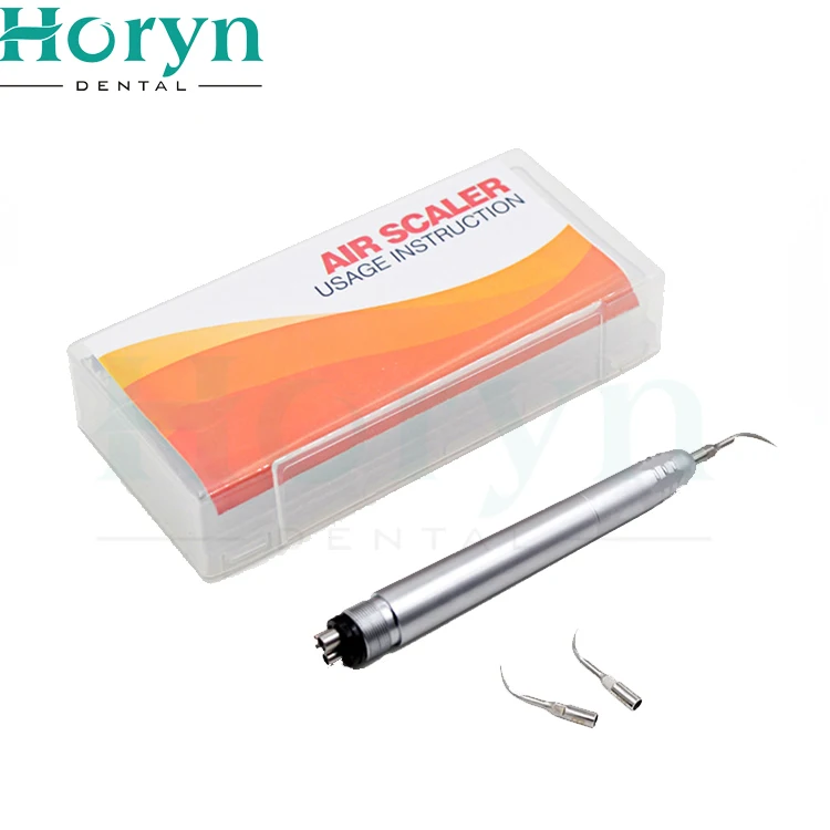 Foshan Horyn den tal Handpiece Portable Air Scaler with 3 Tips 2/4 Holes