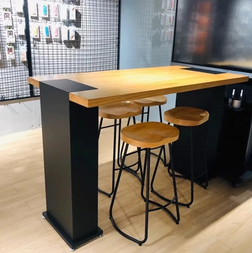 

#Home Balcony Table, Commercial Bar, Milk Tea Shop, Bar Counter Table