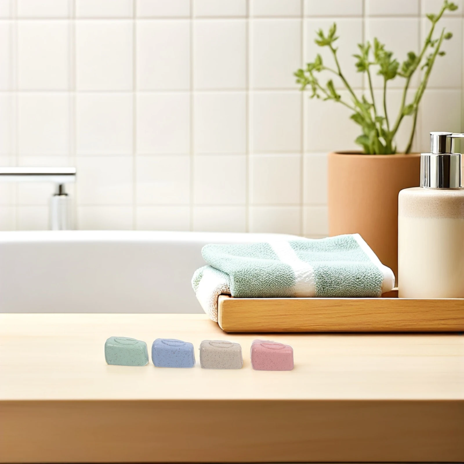 

4pcs Cap Case Portable Protective Cover Holder for Toothbrush Cover Holder Travel Camping Outdoor Oral Hygiene