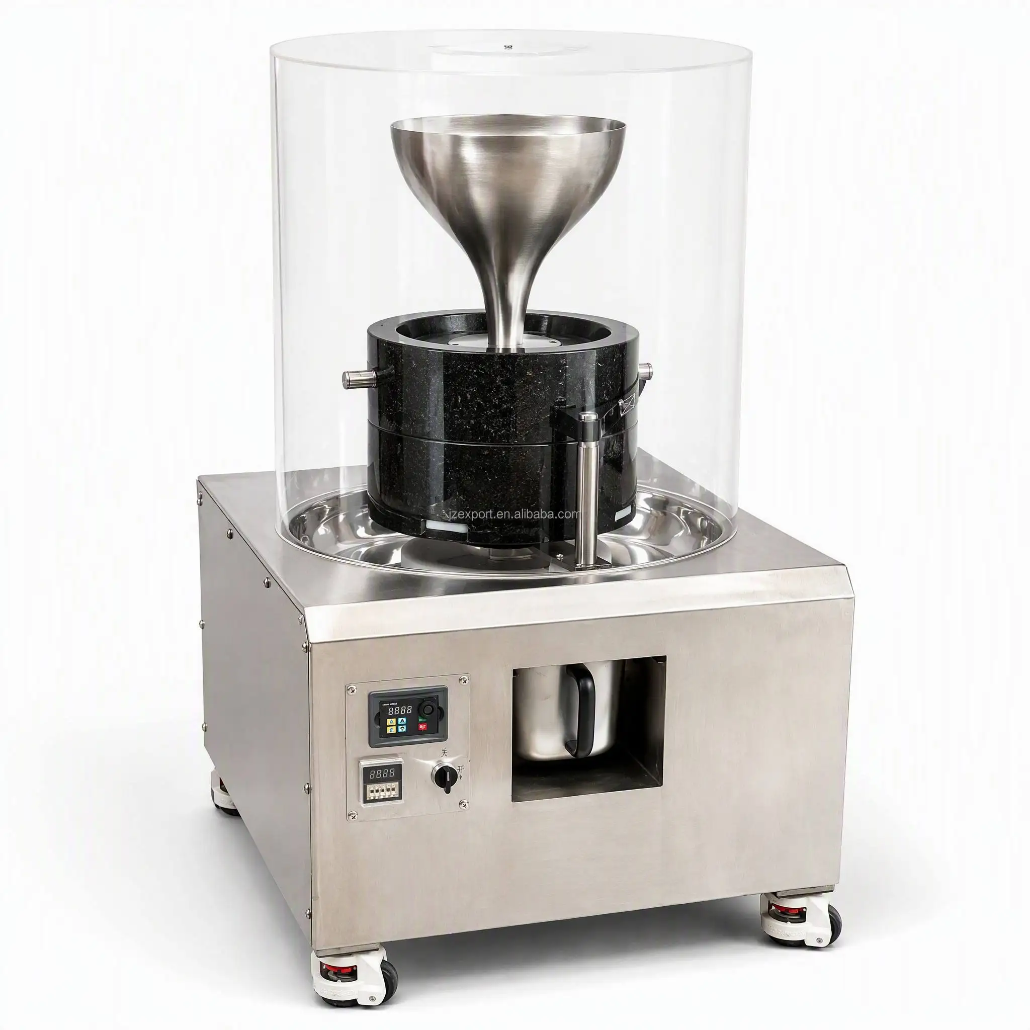 Electric Matcha Grinder Stone Mill System-Automatic Powder Production Line