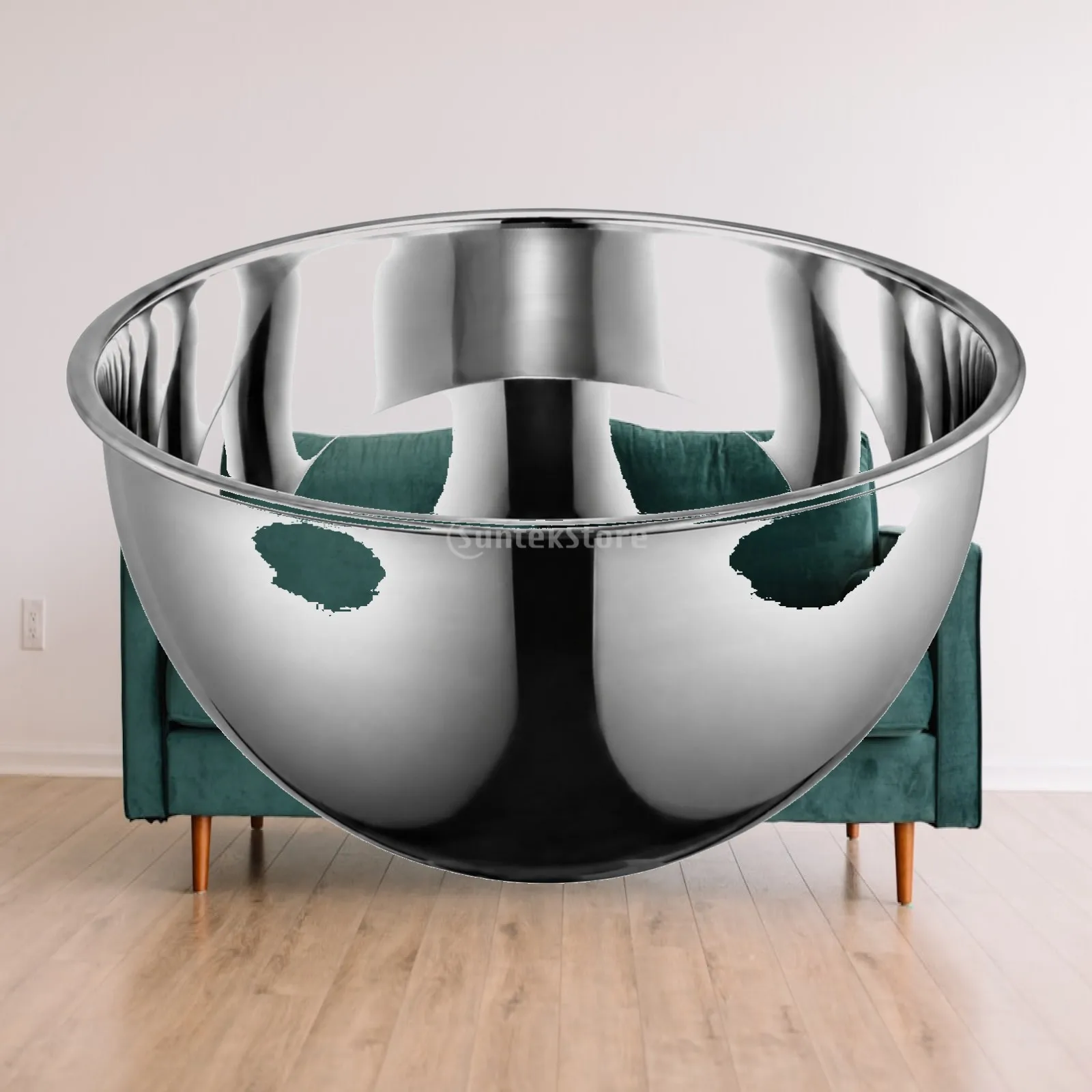 Polished Kitchen Mixing Bowl for Tossing Salads and Holding Ingredients