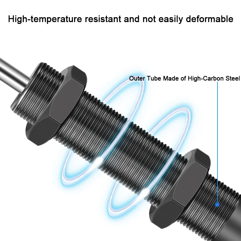 AD Series Hydraulic Adjustable Buffer Damper Stable Speed Shock-absorbing Cylinder Manipulator AD1410 AD1416 AD2025