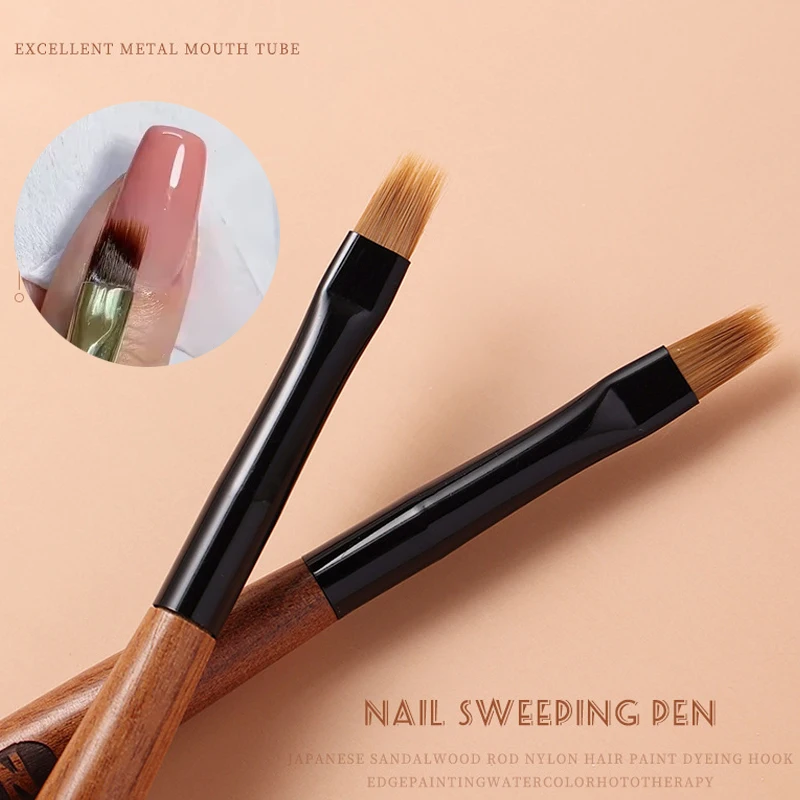 

2Pcs Gradient Nail Art Brush Painting Drawing Flowers Pen DIY UV Gel Nail Polish Brushes Manicure Tools for Salon Nail Supplies