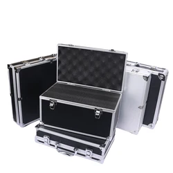 Aluminum alloy Tool Case Outdoor Vehicle Kit Box Portable Safety Equipment instrument Case Suitcase Outdoor Safety Equipment