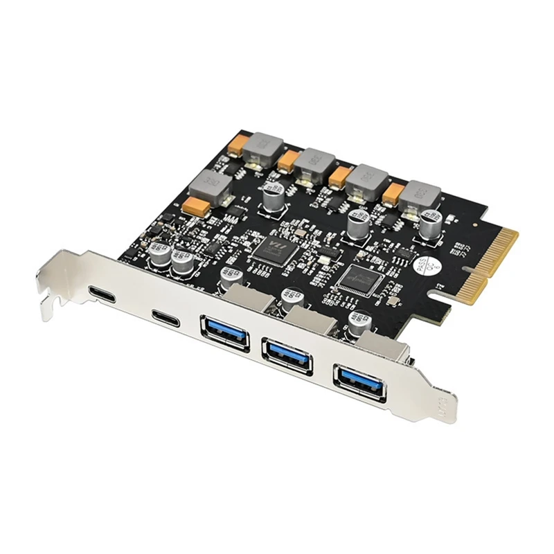 1 PCS PCIE X4 Expansion Card 10G USB3.1 Control Expansion Card PCIE Industrial Server Grade High-Speed Conversion Card