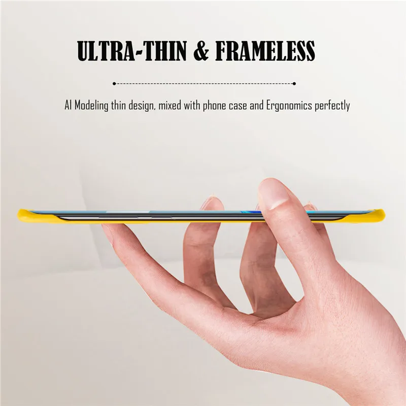Frameless Hard PC Matte Phone Case For Oneplus 12 12R 11 11R 10T 10R 10 9R 9RT 8 9 Pro 8T Pro Protective Bumper Shell Cover