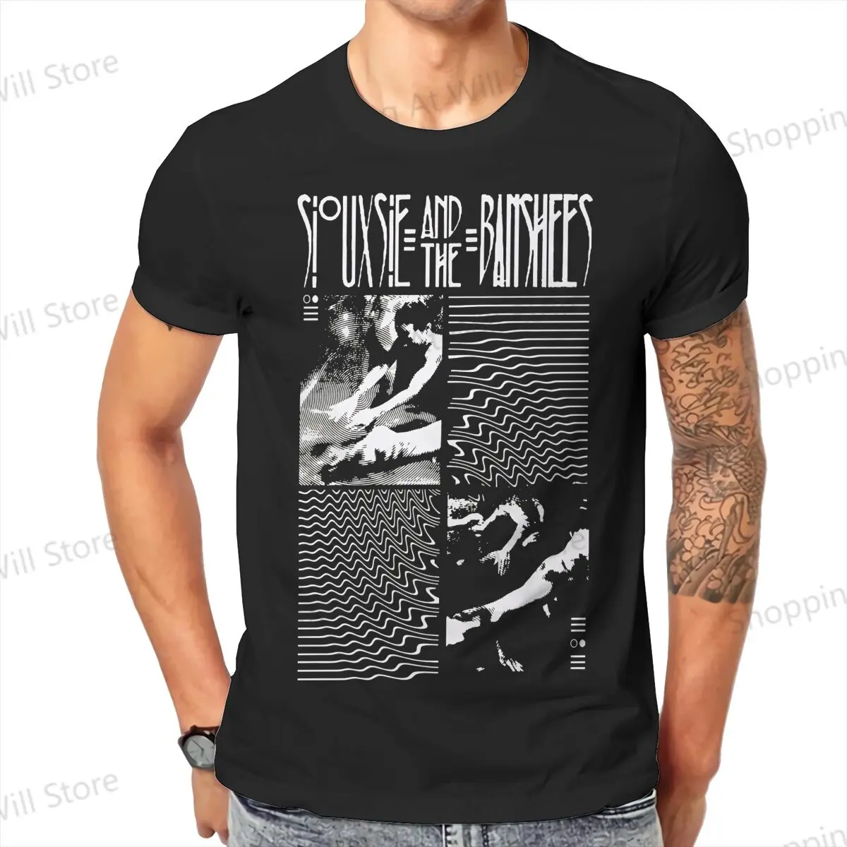 Hot selling in Summer Unisex T-shirts  siouxsie and the banshees art Classic Summer top Street Clothing S-6XL