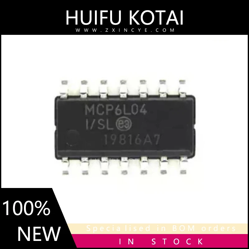 1 pz MCP6L04T-ESL SOIC-14 MCP6L04 nuovo inventario Spot