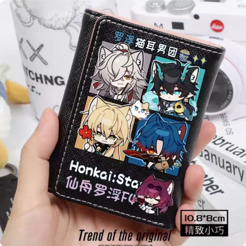 Anime Honkai: Star Rail Kafka Blade Wallet Women Fold Bag Multi Card  Coin Pocket Holder Fashion Wallet Gift