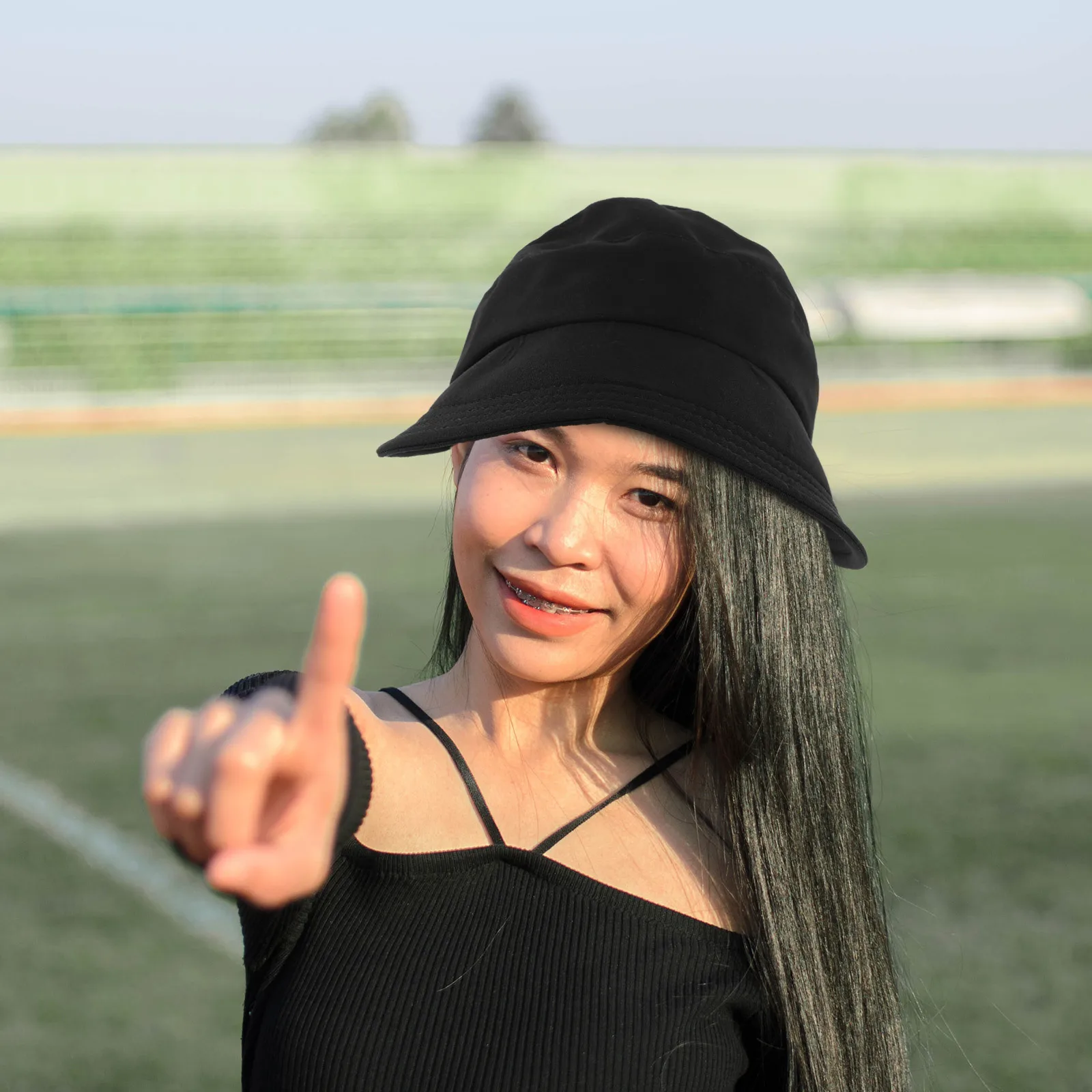 

2Pcs Women's Sun Hat Wide Brim Quick Dry Ponytail Outdoor Cap for Hiking Fishing Beach Travel Sun Protection Bucket Hats Women