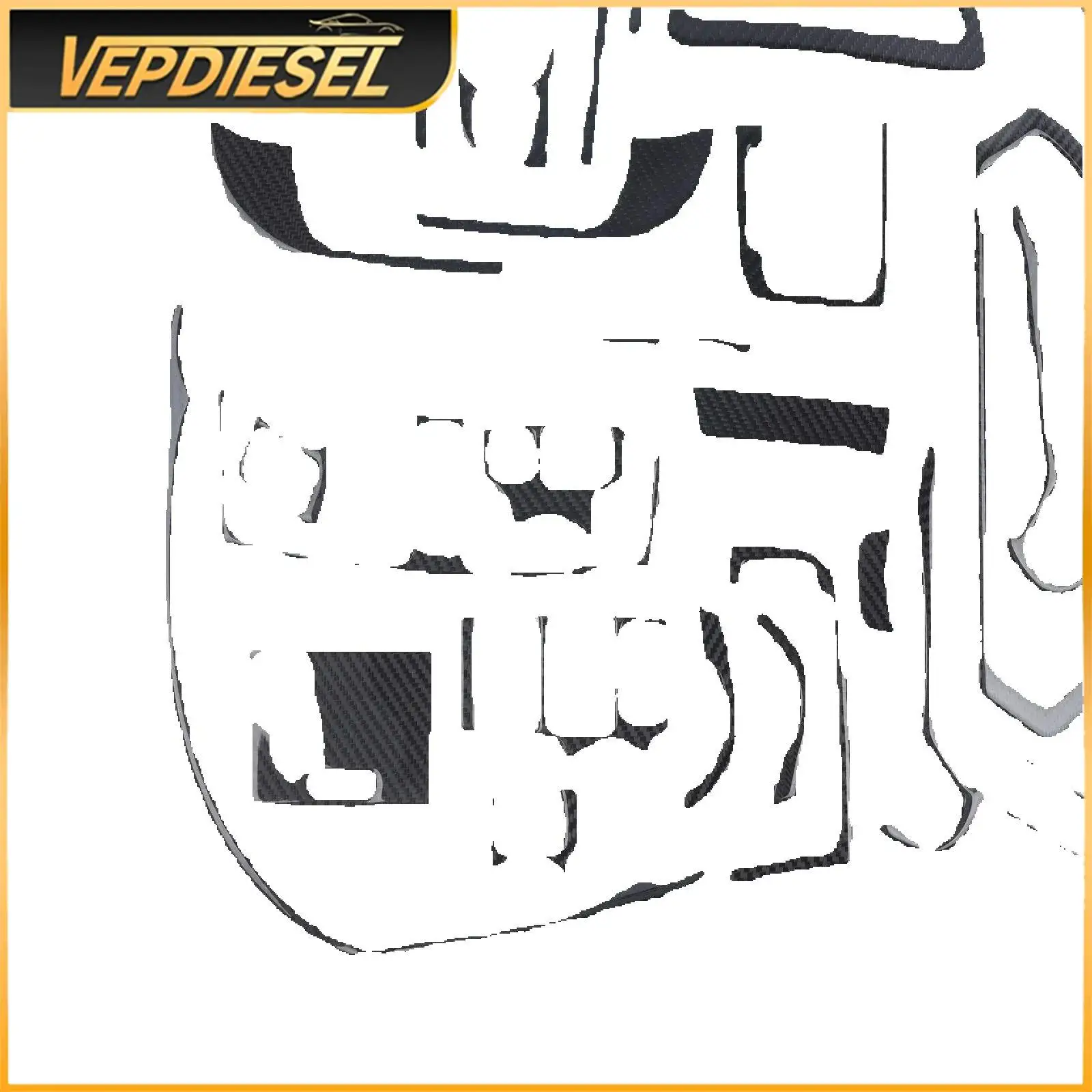 

Полный комплект отделки внутренней крышки из углеродного волокна для Acura TL 2009-2014, аксессуары для приборной панели, 27 шт.