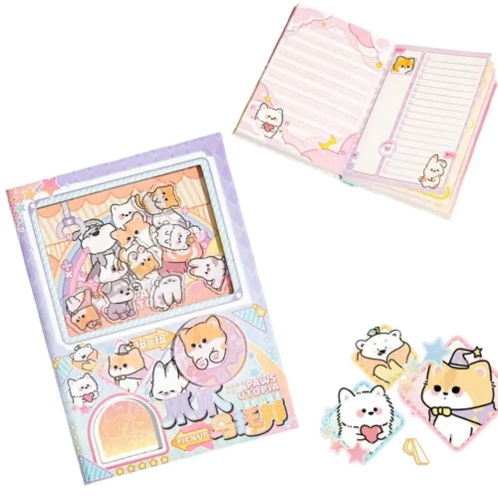 الضغط اللون الصفحة الداخلية الكرتون دفتر تهز Gashapon Mahines المفكرة الصغيرة Kawaii لطيف مربع دفتر مذكرات