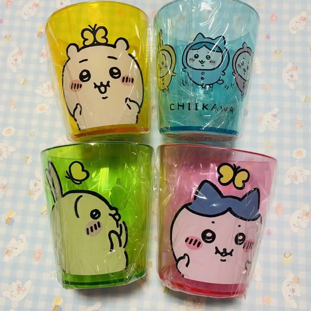 Kawaii Chiikawa Anime Acrylic Cup Cute Hachiware Usagi Cartoon Good-Looking Thickening Coffee Juice Milk Beverage Cup Girl Gift