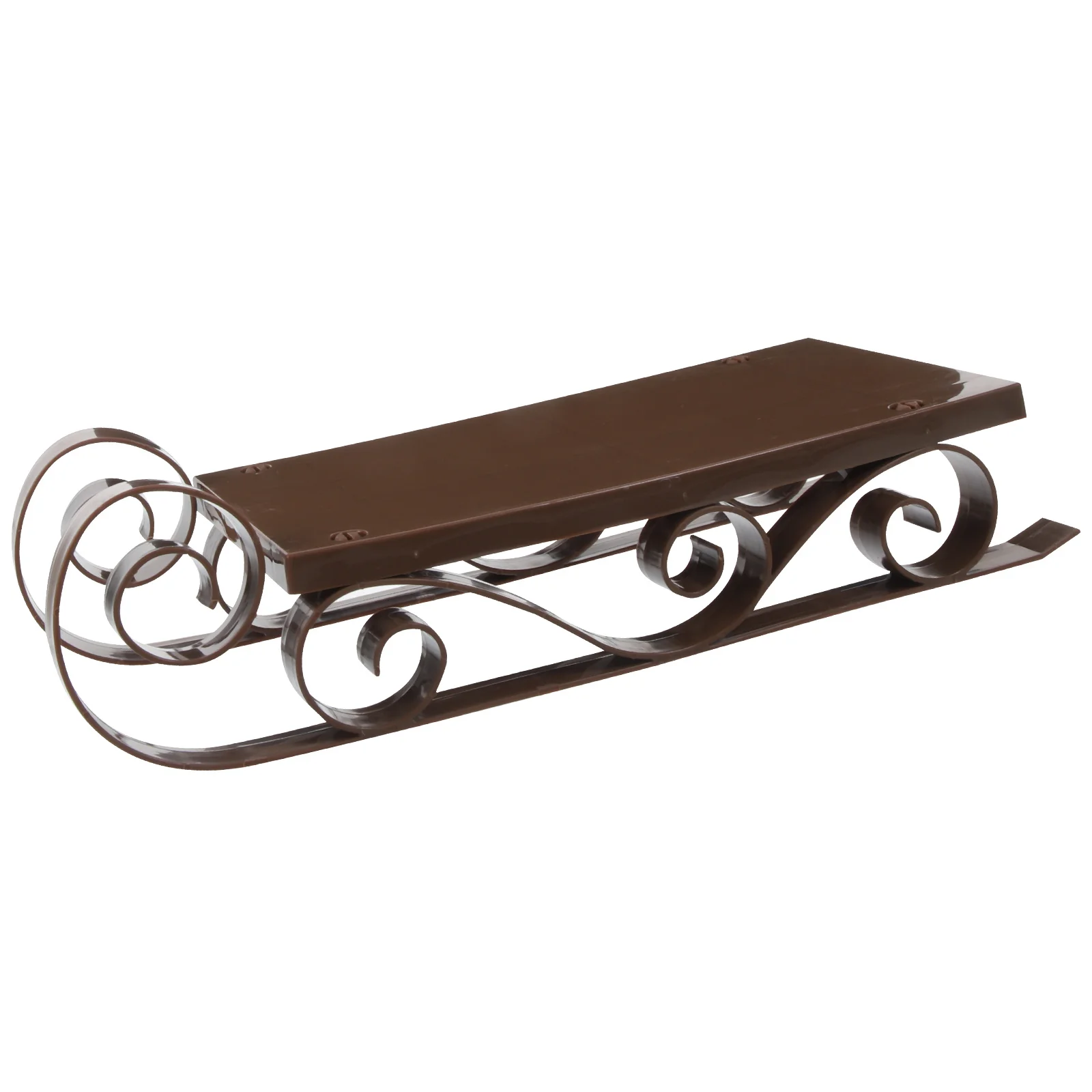 

Sleigh Decoration Holiday Ornament Small Mini Has Tabletop Sled for Decorative Outdoor