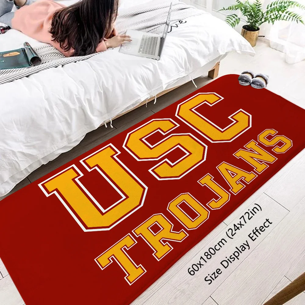 Front Door Mat Entrance Outdoor USC TrojanS Floor Mat for Kitchen Rug Hallway Carpet Things for the Home Decoration Accessories