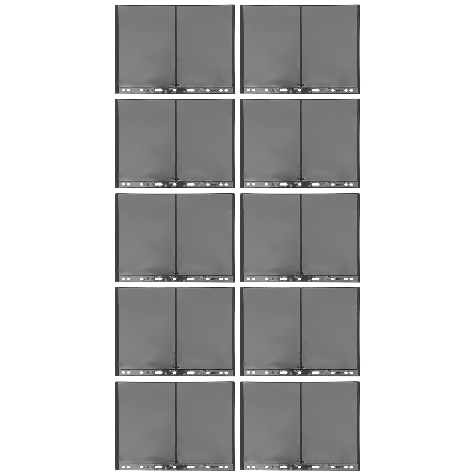 

10 шт. стандартные страницы для штампов, прозрачный держатель для штампов для фото, открытки, коллекционера для монет, альбом, держатель для хранения альбомов