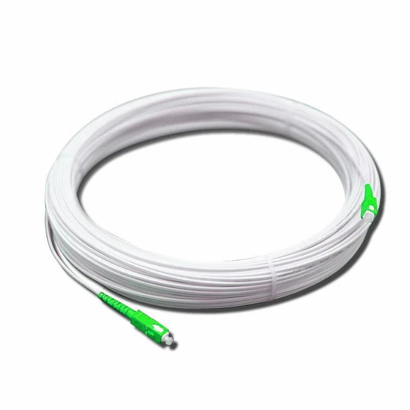 SC APC to SC Apc Fiber Optic Drop Cable Patch Cord FTTH Single Mode Simplex Fiber Optic Outdoor Fiber Jumper SC Upc to SC Upc