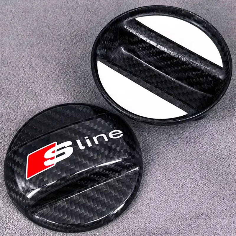 2025 حار ألياف الكربون غطاء خزان وقود السيارة غطاء للحماية لأودي سلاين A3 A4 A6 A5 Q5 A1 Q7 Q3 Q2 Q8 A7 A8 TT S1 S7 SQ5 RS #3