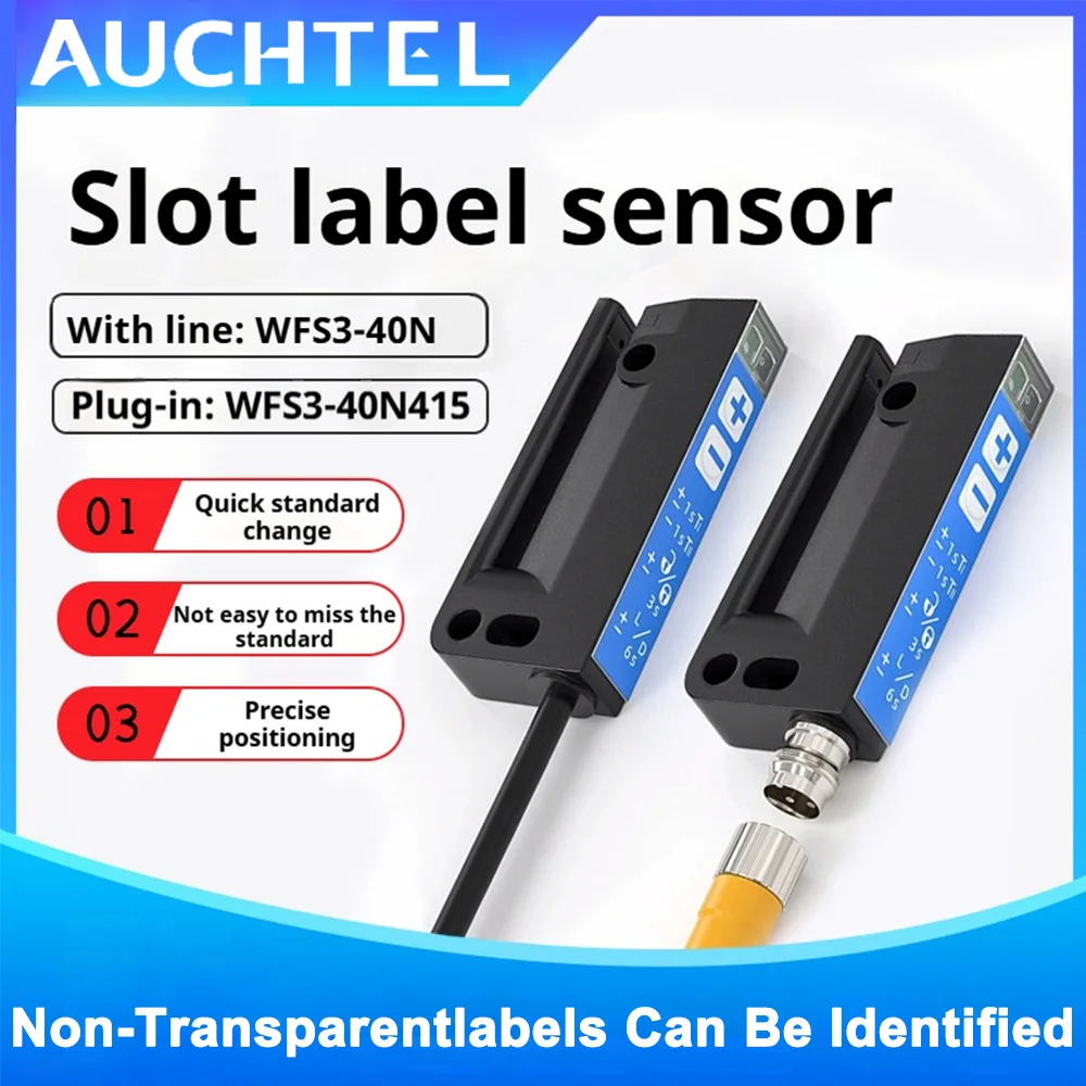 WFS3-40N415 Non Transparent Label Detection Electric Eye Slot Type Photoelectric Switch Sensor Self-adhesive Labeling Machine