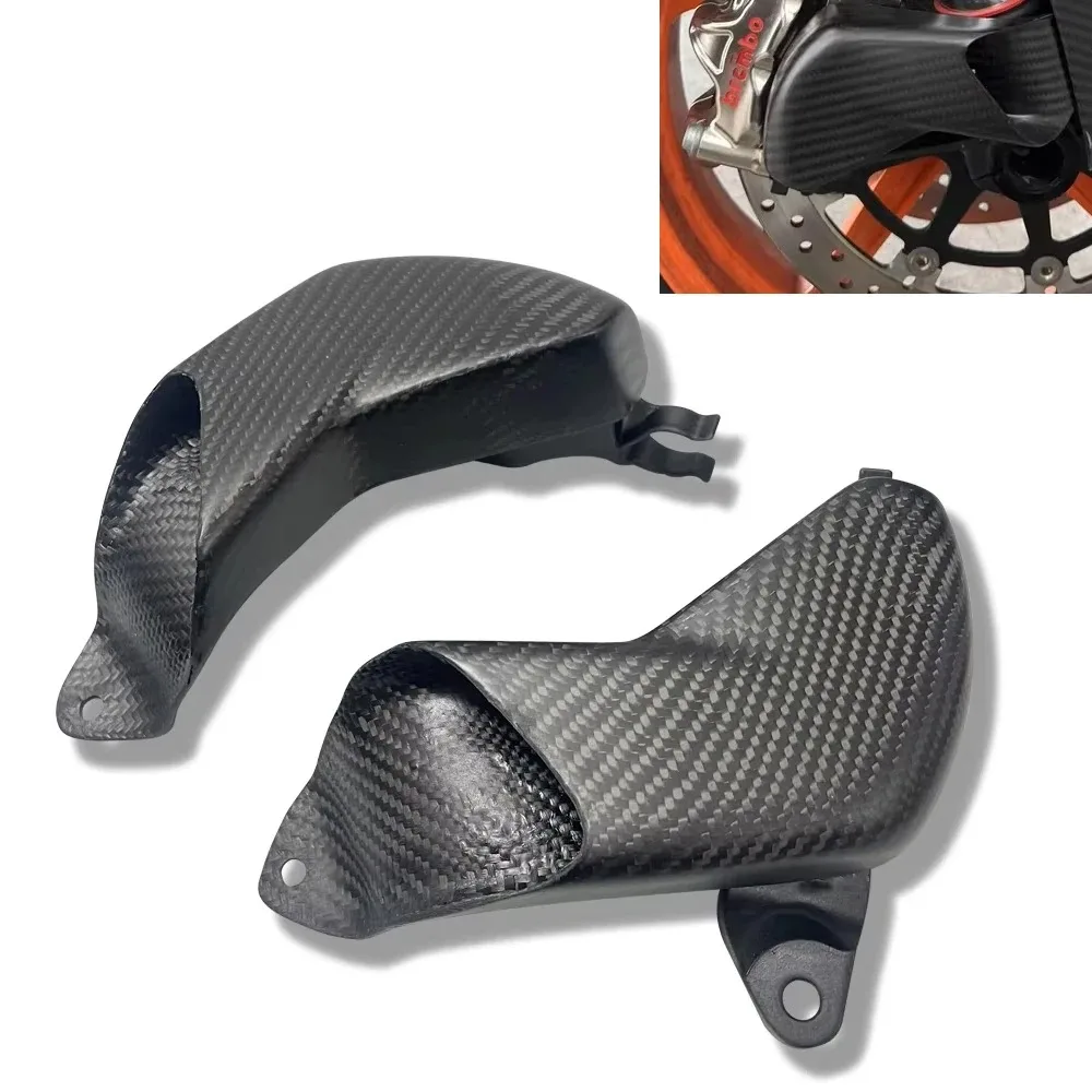 

Для KTM 1290 1390 Super Duke R/RR/R EVO мотоциклетные воздуховоды из углеродного волокна, тормозной суппорт, крышка радиатора, аксессуар для производительности