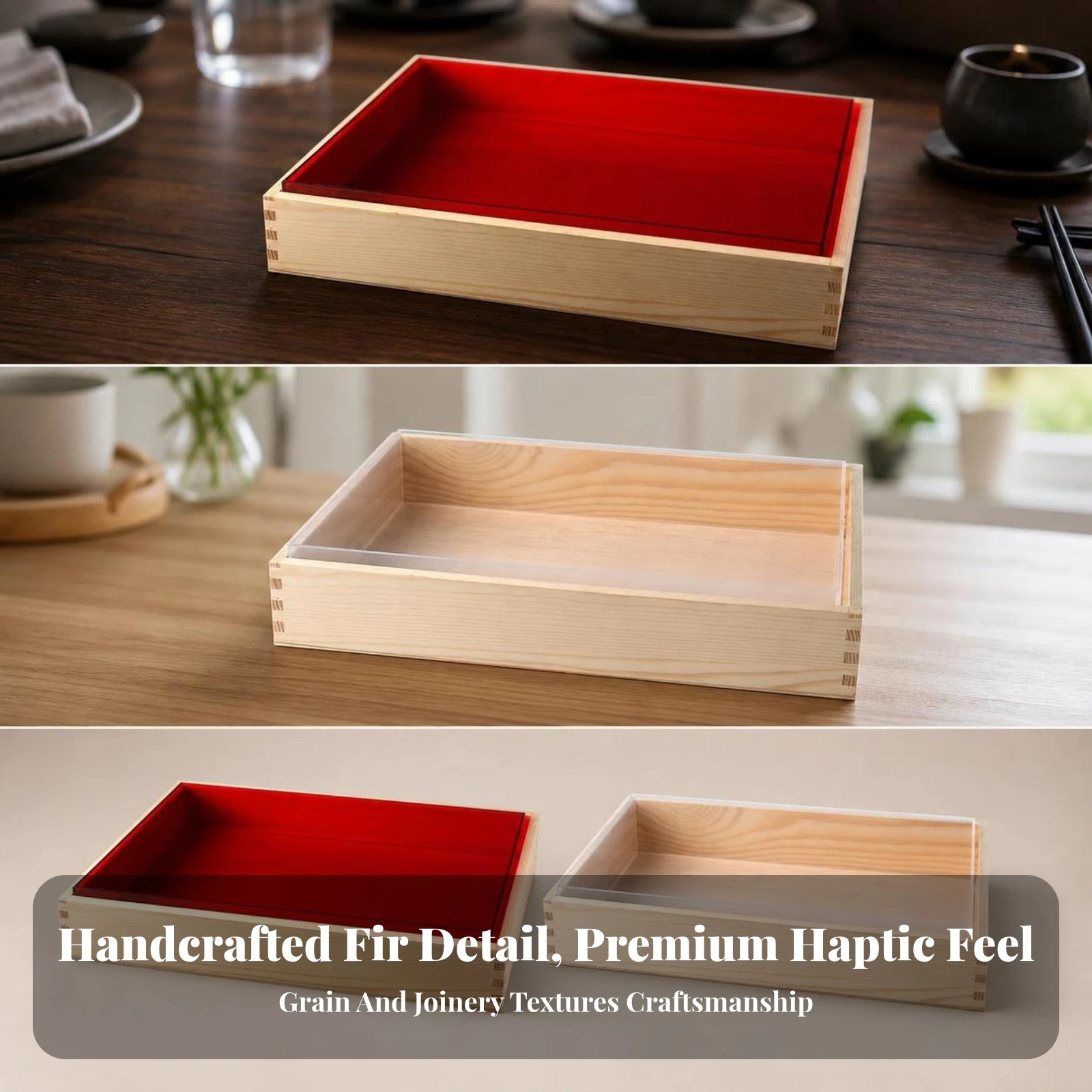 사시미 프리젠테이션 박스 고급 나무 서빙 박스 스시 디 - Wooden Serving Tray 리뷰 및 가격