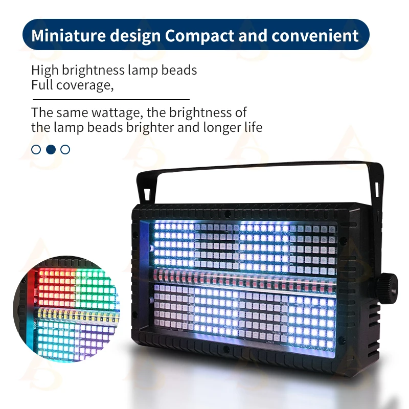 Bühne 60 W Mini LED Strobe Licht RGB 3in1 8 Partition 4 Partition Weiß DMX Super Helle DJ Bar Strobe Bühne Lichteffekte