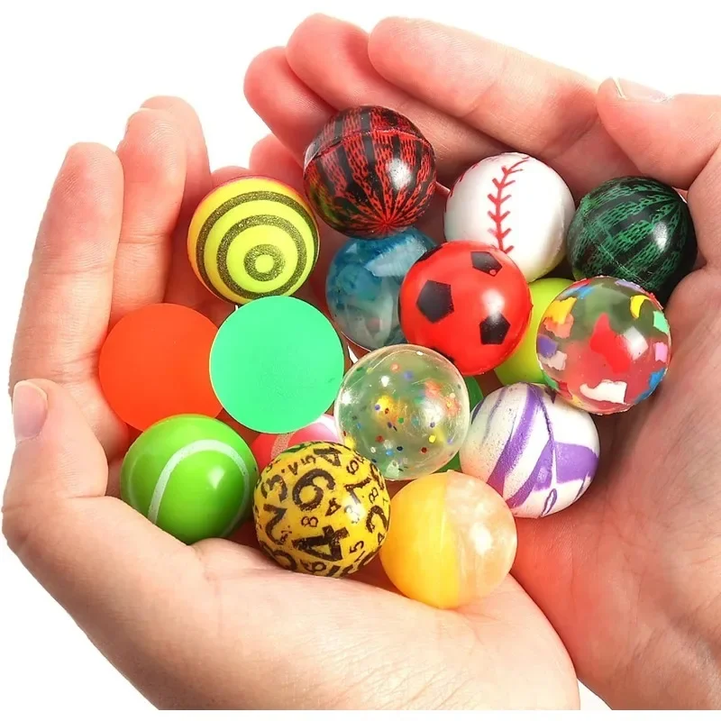 10/20/50PCS Bouncing Ball Toys Party Favors Birthday Gift Guest Doll Machine Accessory Children\'s Playground Water Buoyancy Ball