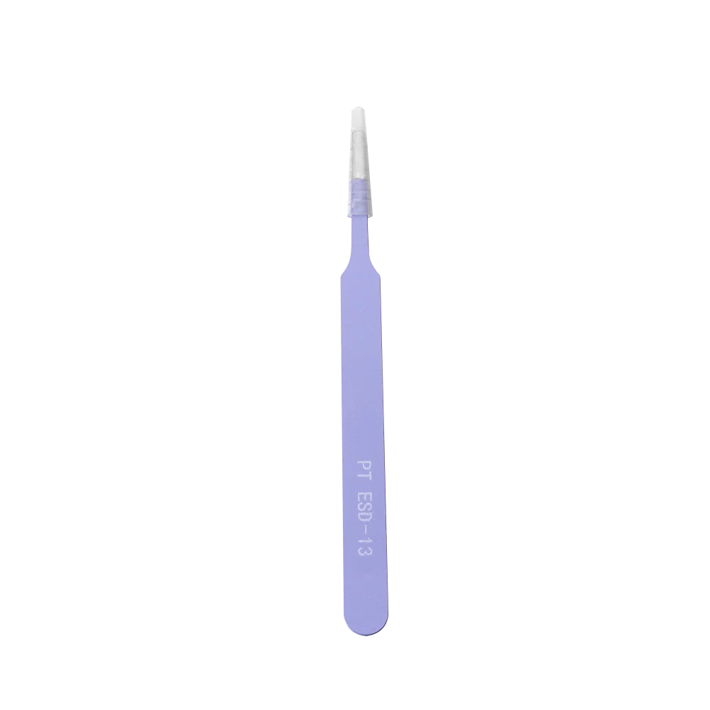 1pcs Anti-Static Excellent Quality Tweezers Bend Long Nose Cross Tweezers For Intersperse Beads Jewerly Tools Sewing Accessories
