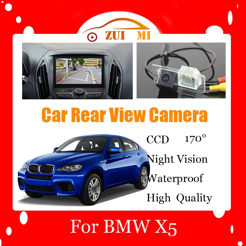 Car Reverse Rear View Camera For BMW X6 2010 2011 2012 2013 Waterproof CCD Full HD Night Vision Backup Parking Camera