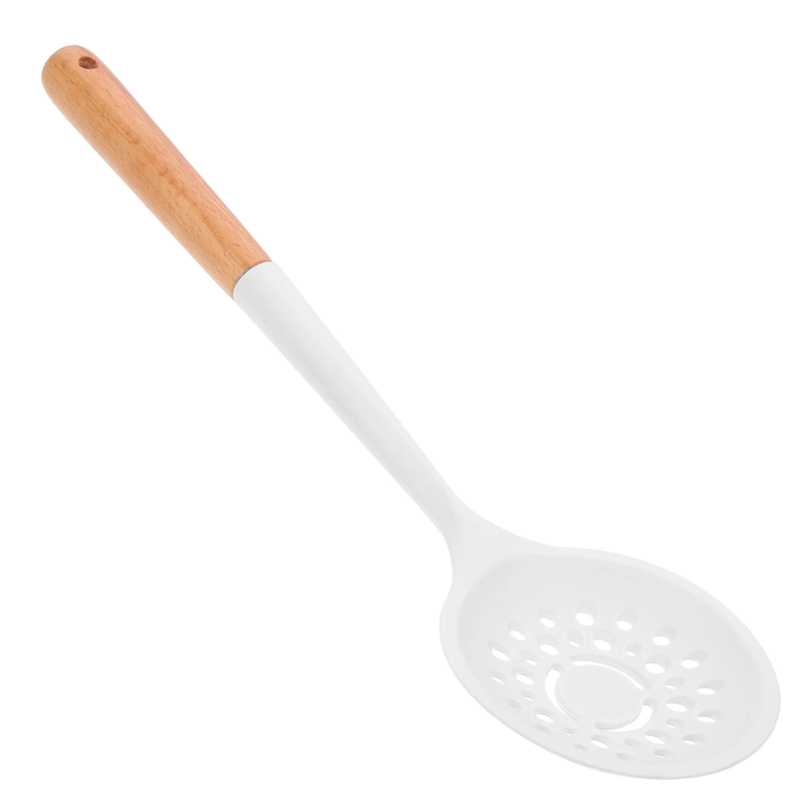 

Colander Strainer with Handle Pasta Spoon Surface Skimmer Cooking Slotted Serving Spoons Flat