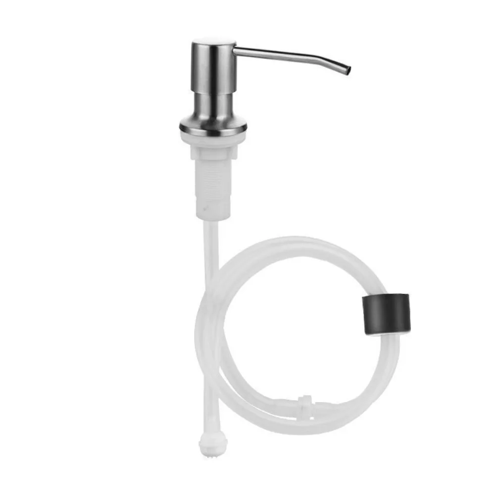 Dispensador de Jabón para Fregadero de Cocina, Dispensador de Jabón para Fregadero, Kit de Tubo de Extensión, Bomba Dispensadora de Jabón Bajo el Fregadero, No es Necesario Recargar