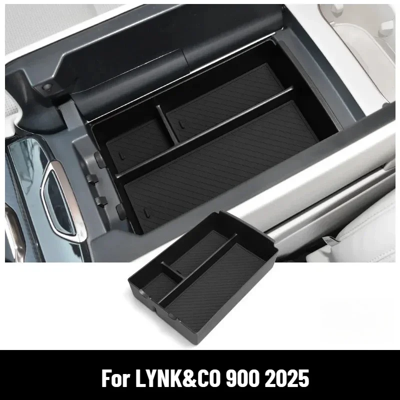 

For LYNK&CO 900 2025 Armrest storage box wireless silicone pad interior modification storage accessories
