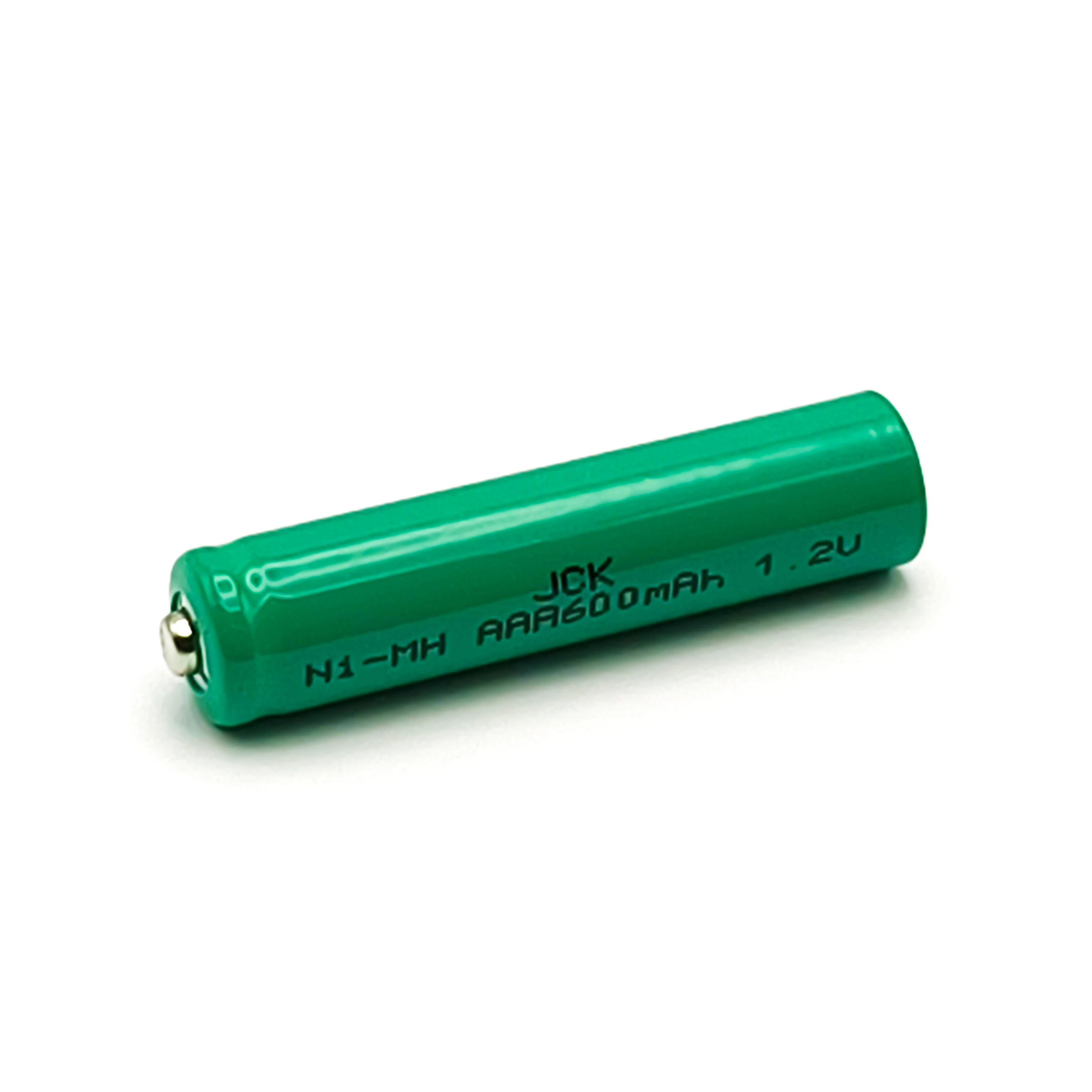 JCK 1Pc Cap Top 1.2V Nimh 600mAh AAA Battery Cell with Max 3C discharge rate