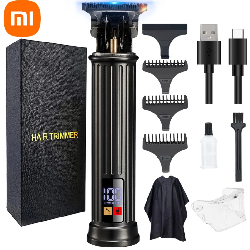 

Xiaomi LCD Digital Display Electric Hair Clipper Optical Head Carving Trim Washing Electric Trim