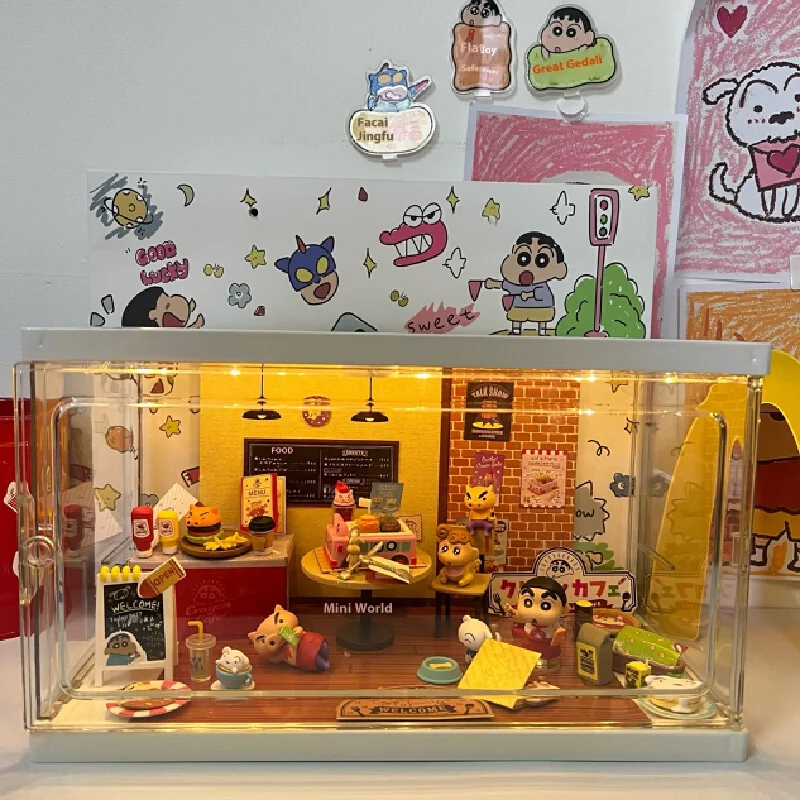 Xiaoxin figura ornamento Xiaoxin café restaurante caja ciega comida juguete muñeca ornamento para niñas regalo de cumpleaños