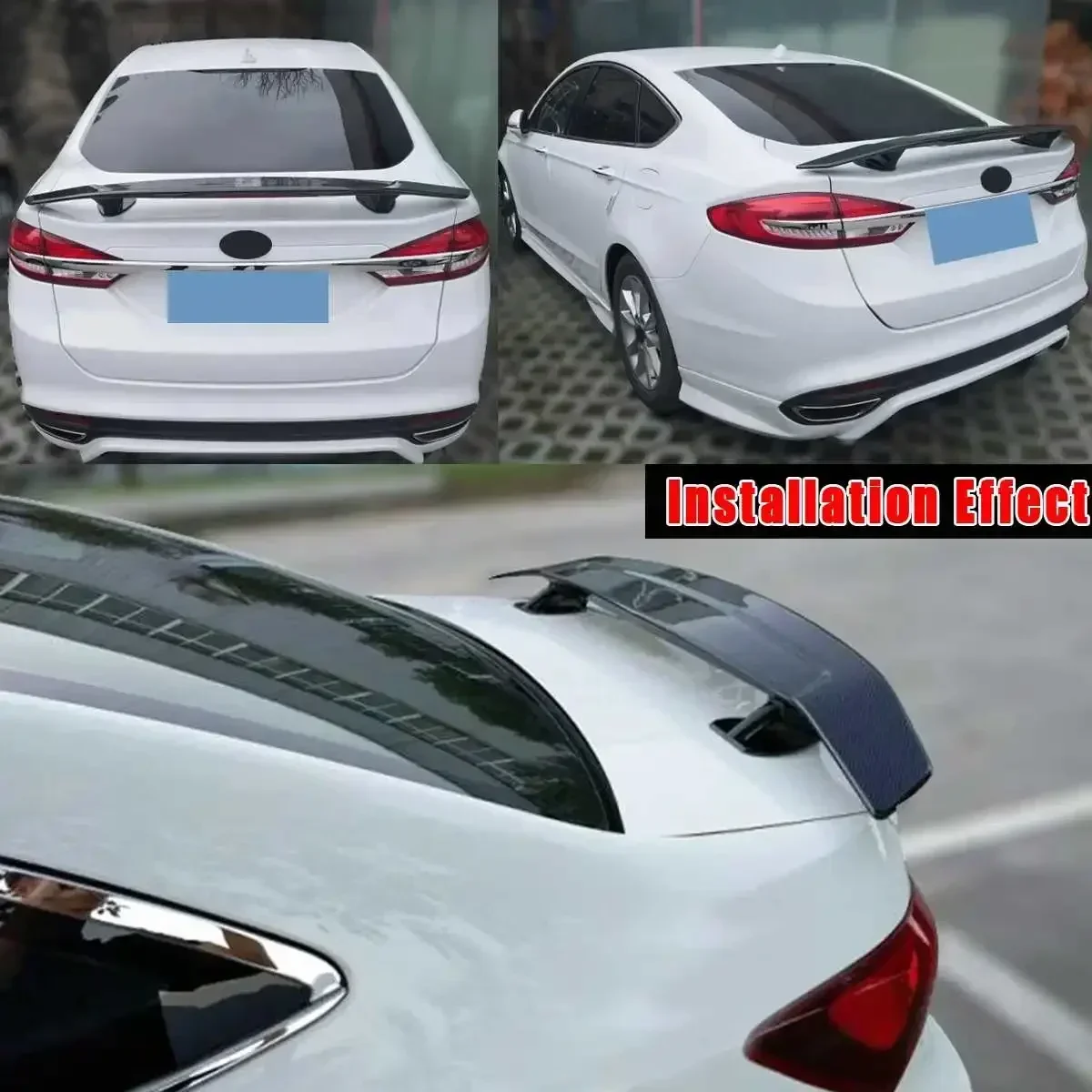 Universal GT Racing Sport Rear Trunk Boot Car Spoiler Ducktail Lip Wing For Mostly Sedan Car For Nissan GTR For Mustang Body Kit