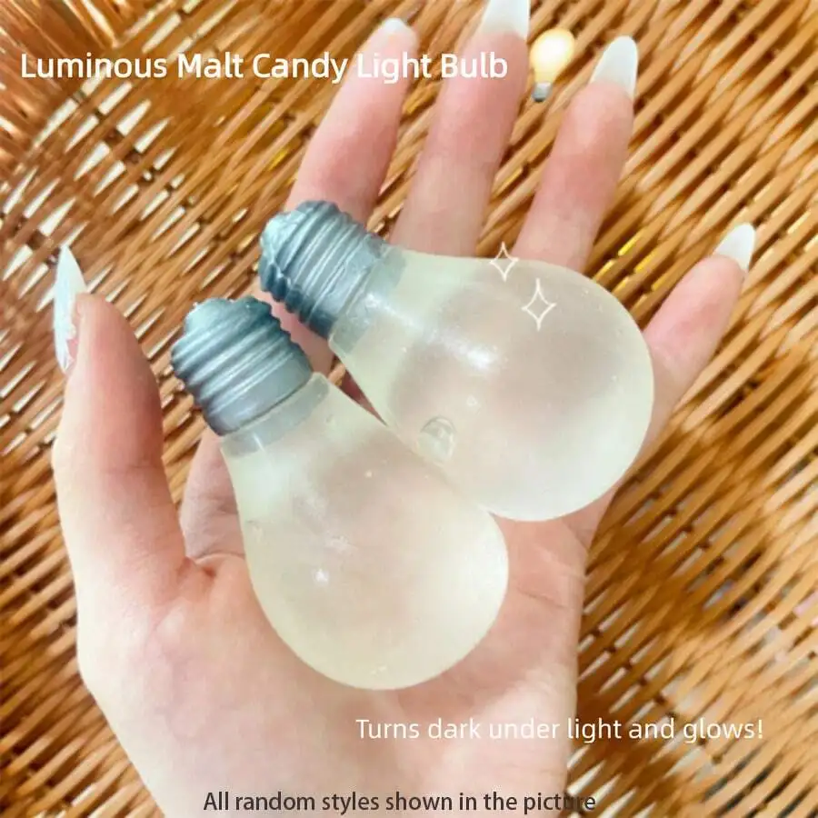 

1pc Glow Lamp Squeeze Toy | Stress Relief Toy, Soft & Squishy, Luminous Jelly-Like Texture, Party Favor Sensory Squeeze Toy, Squeeze For Soft Tactile Feedback, Handheld Desktop Toy, Effectively Relieve Anxiety, Suitable For Classroom, Outdoor, Office Stre