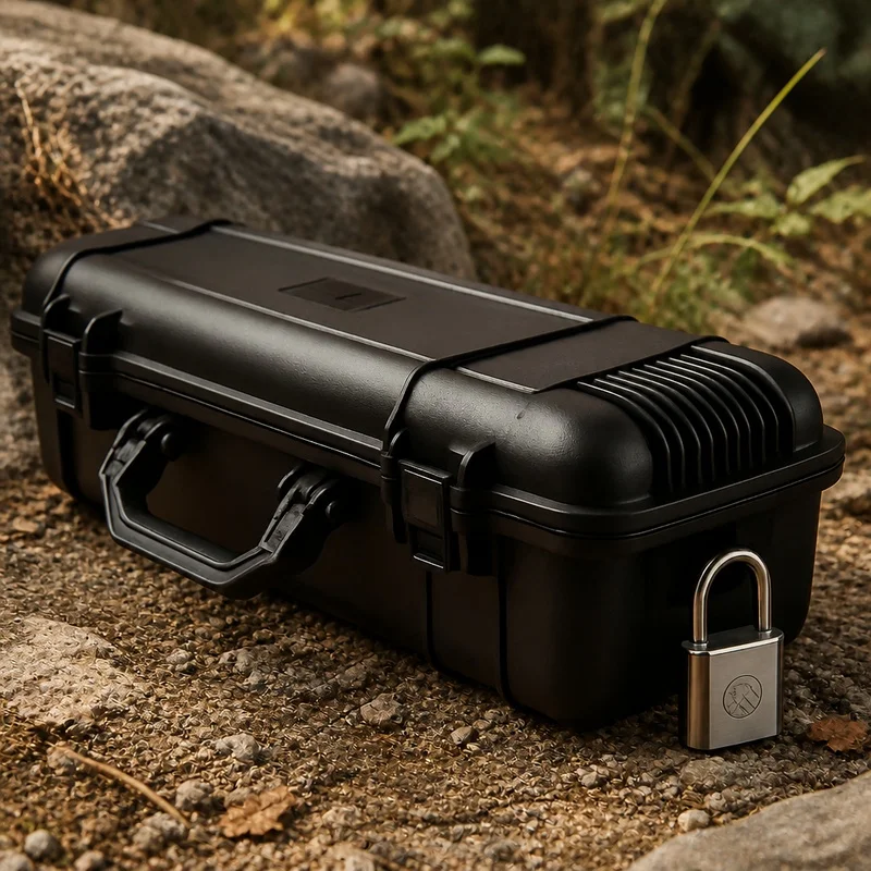 Durable Hard Case with Foam Lining for Tools and Cameras, Shock-Resistant Protective Storage, Available in 6 Dimensions