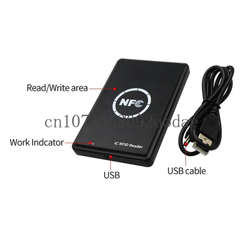 IC RFID Card Reader RFID Copier Duplicator NFC Smart Card Reader Writer 13.56MHz Encrypted Programmer