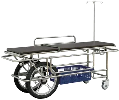 BTC-155 Manual Medical Examination  with Wheels Factory Wholesale Movable Hospital Bed