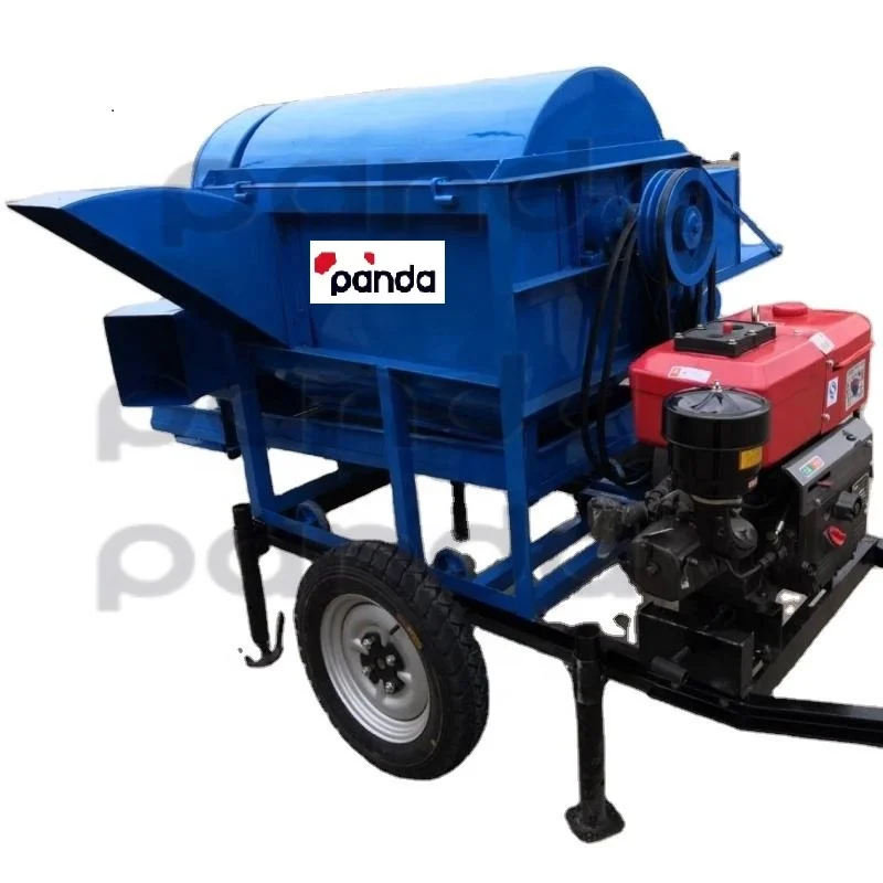 Perontok Sorgum Kedelai Nasi Gandum Mini Manual Perontok Kacang Batteuse De Riz