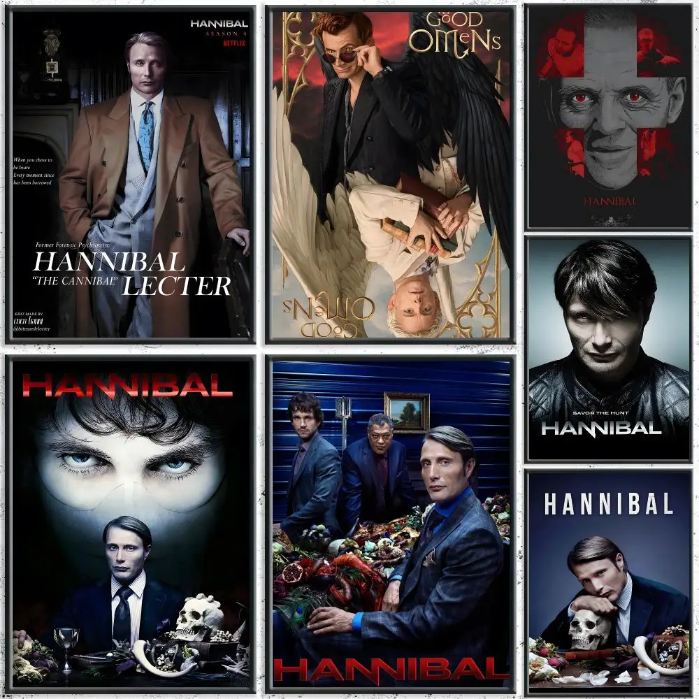 series Hannibal Poster HD Waterproof Self-Adhesive Wall Art – Multi-Scene Use, Top Gift Pick