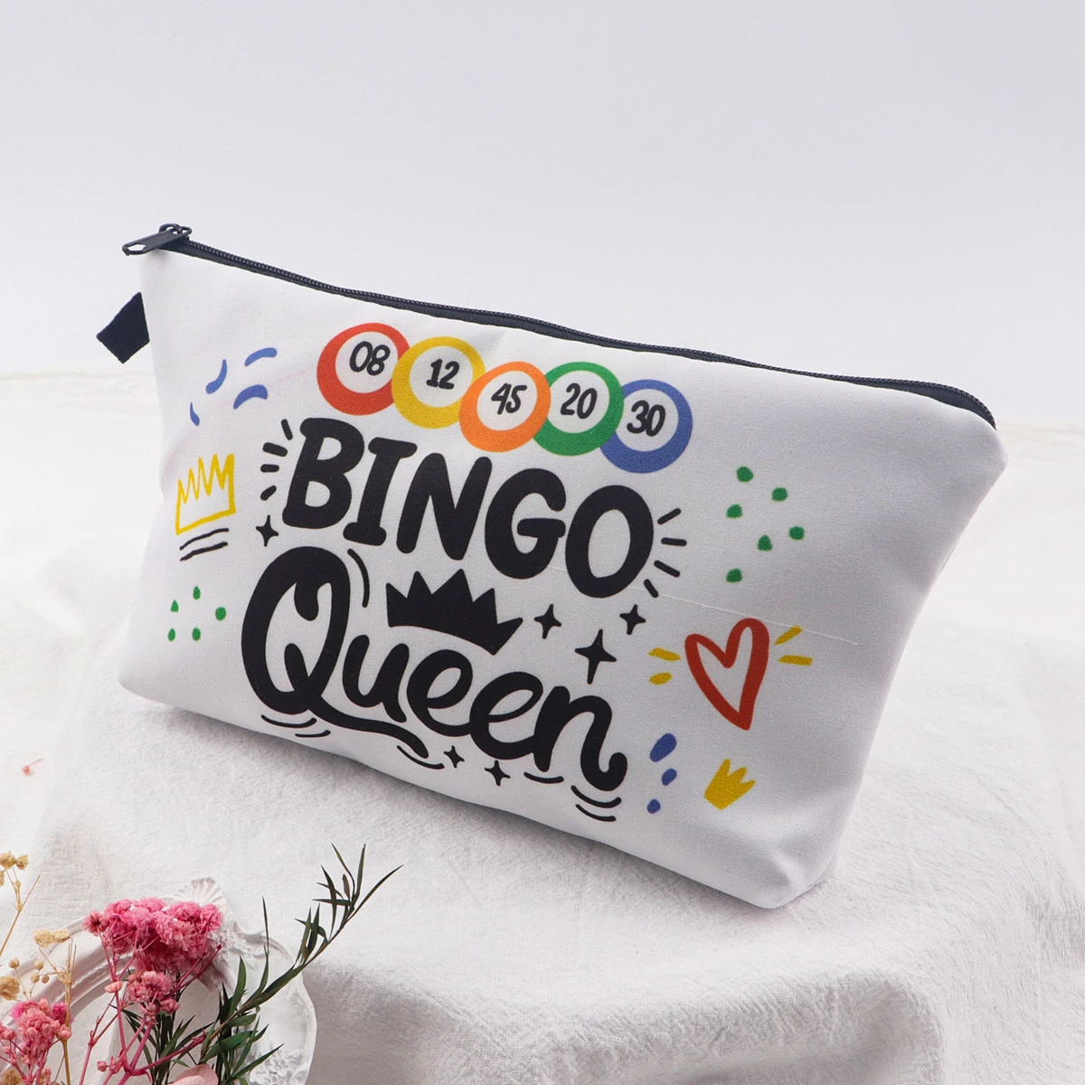 

BINGO Women Storage Organizer Makeups Bags Portable Cosmetic Pouch Travel Cosmetics Bag Makeup Accessory