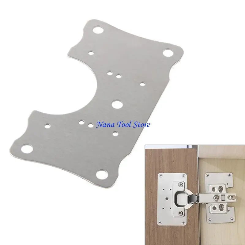 31GJ Stainless Steel Hinge Repair Plate Hinge Repair Brackets Hinge Accessories