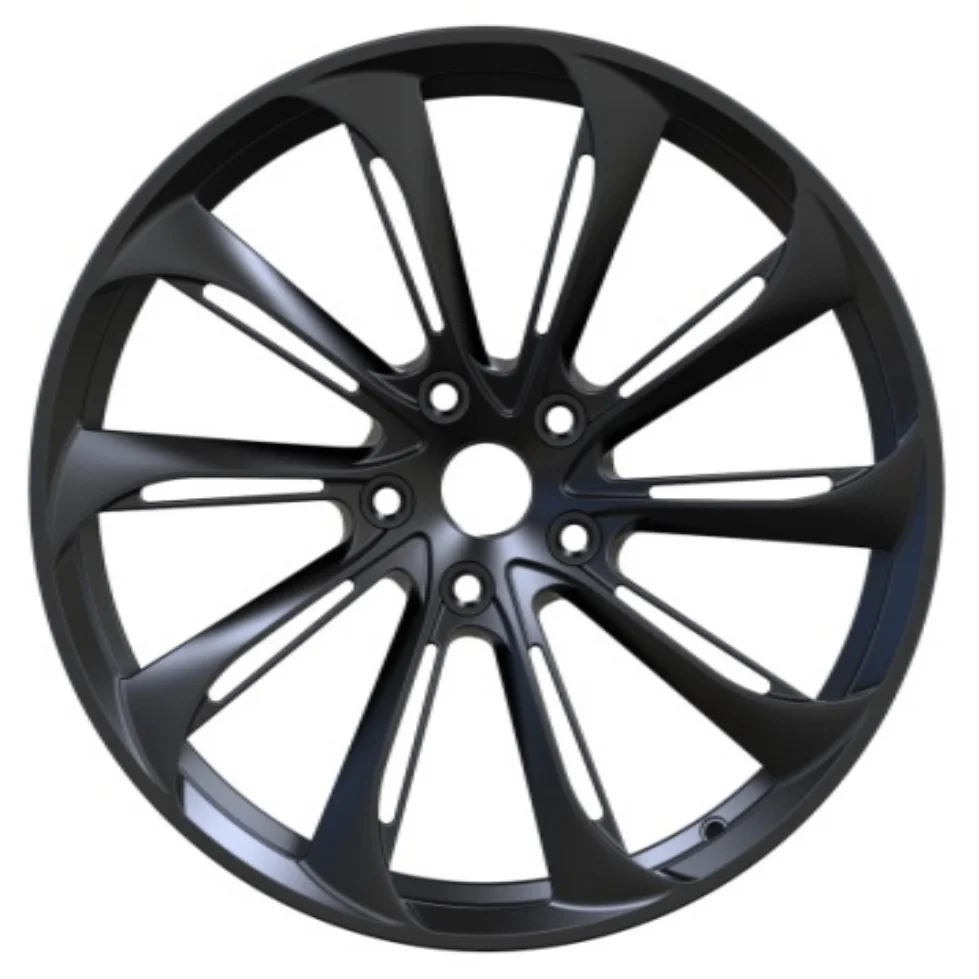 

China bolun 19*8.5 inch 5*114.3 matt black car forged wheels for tesla model 3 rims