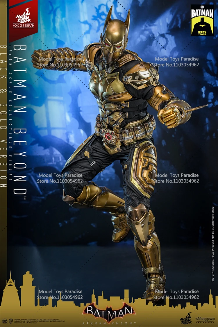 HOTTOYS VGM64 1/6 Batman da collezione Black Gold Edition Batman: Arkham Knight Set completo Modello di action figure soldato da 12 pollici