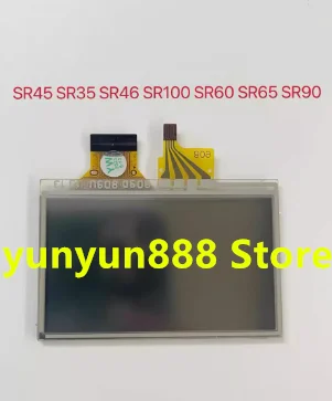Tela LCD para câmera de vídeo Sony DCR- SR45E SR60E SR65E SR67E SR100E, tela sensível ao toque, novo